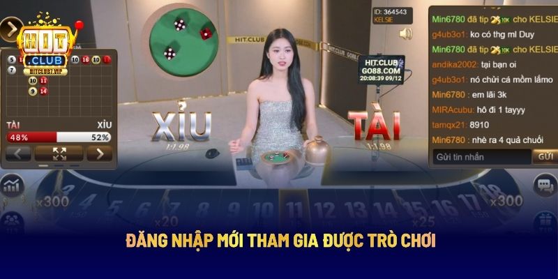 Đăng nhập mới tham gia được trò chơi Đăng nhập mới tham gia được trò chơi