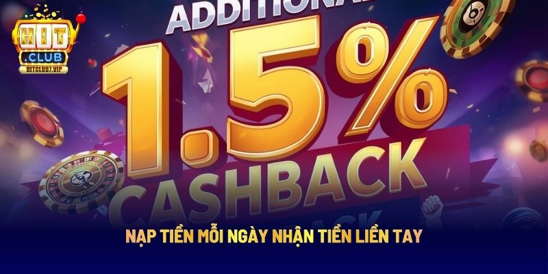 Khuyến mãi Hitclub mỗi ngày nhận ngay tiền khủng